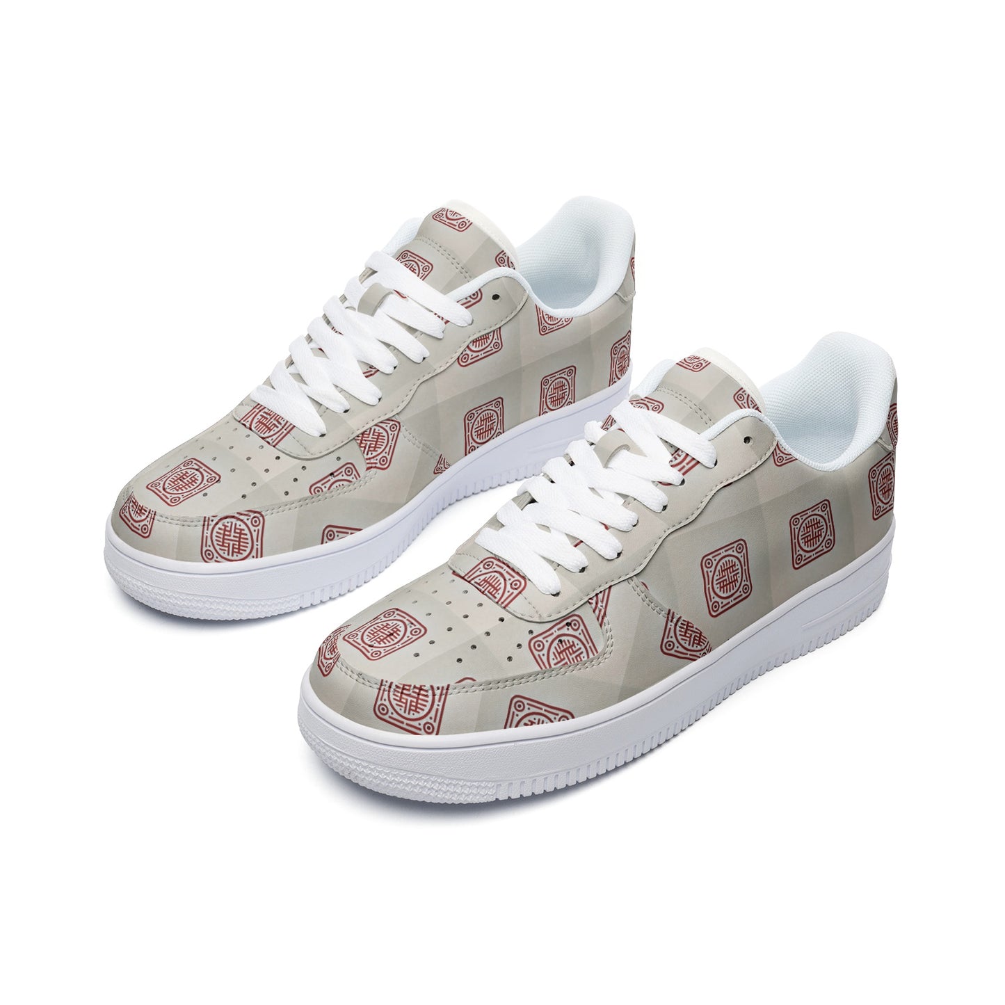 Unisex Low Top Leather Sneakers