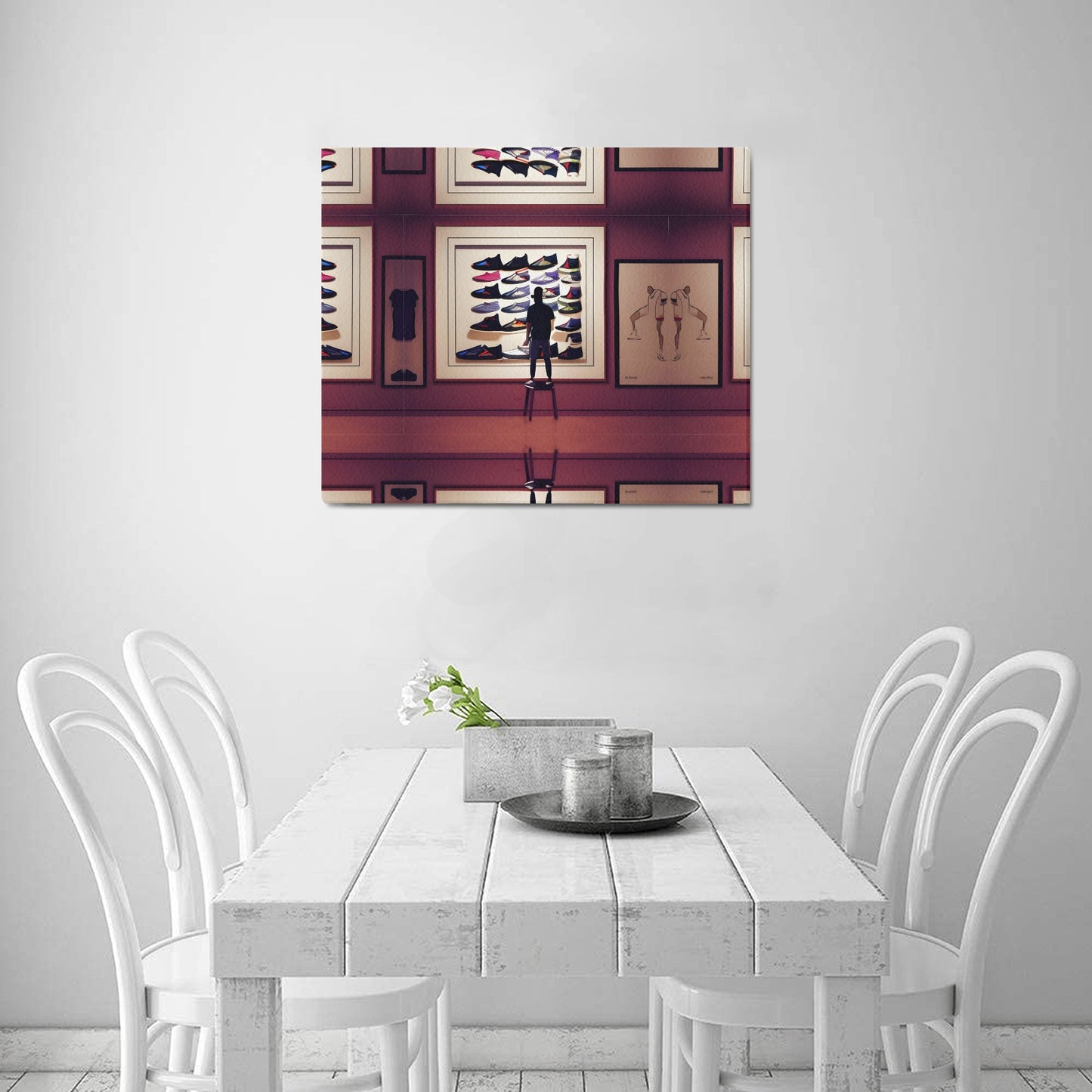 SneakerHead Only Fitting | Frame Canvas Print 24"x20" | Made in the USA
