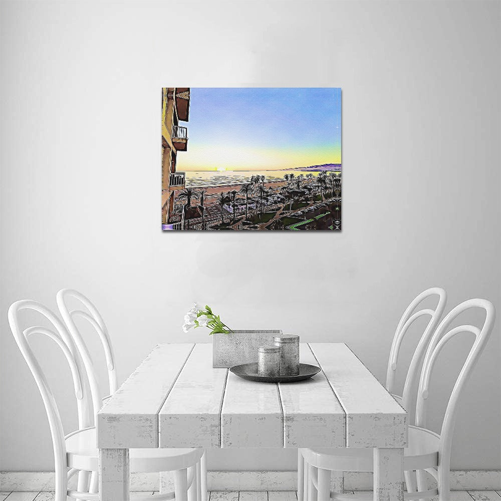 Into The Palisades #2 | Frame Canvas Print 20x16 inch - Art Meets Apparel