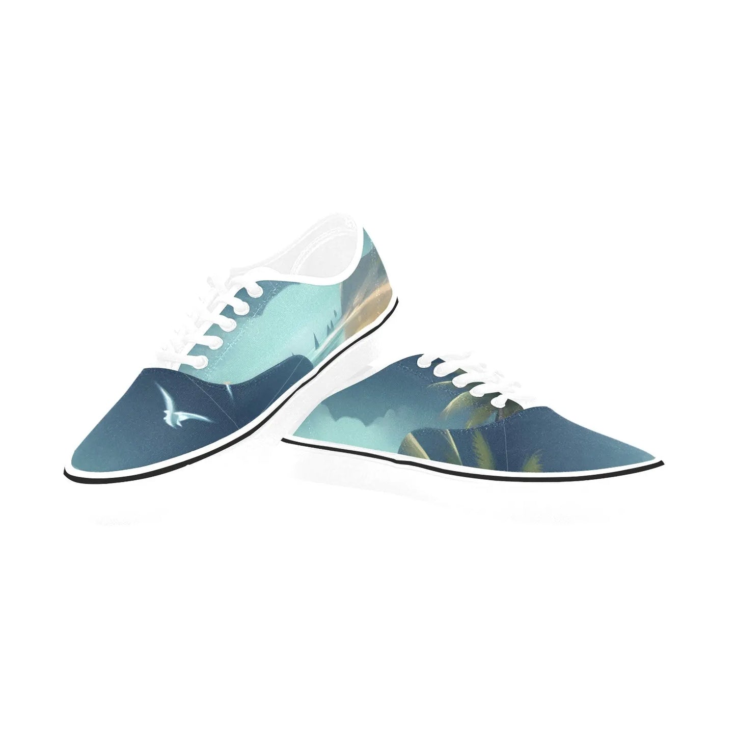 Men's Classic Canvas Low Top Shoe(ModelE001-4) - Image #3