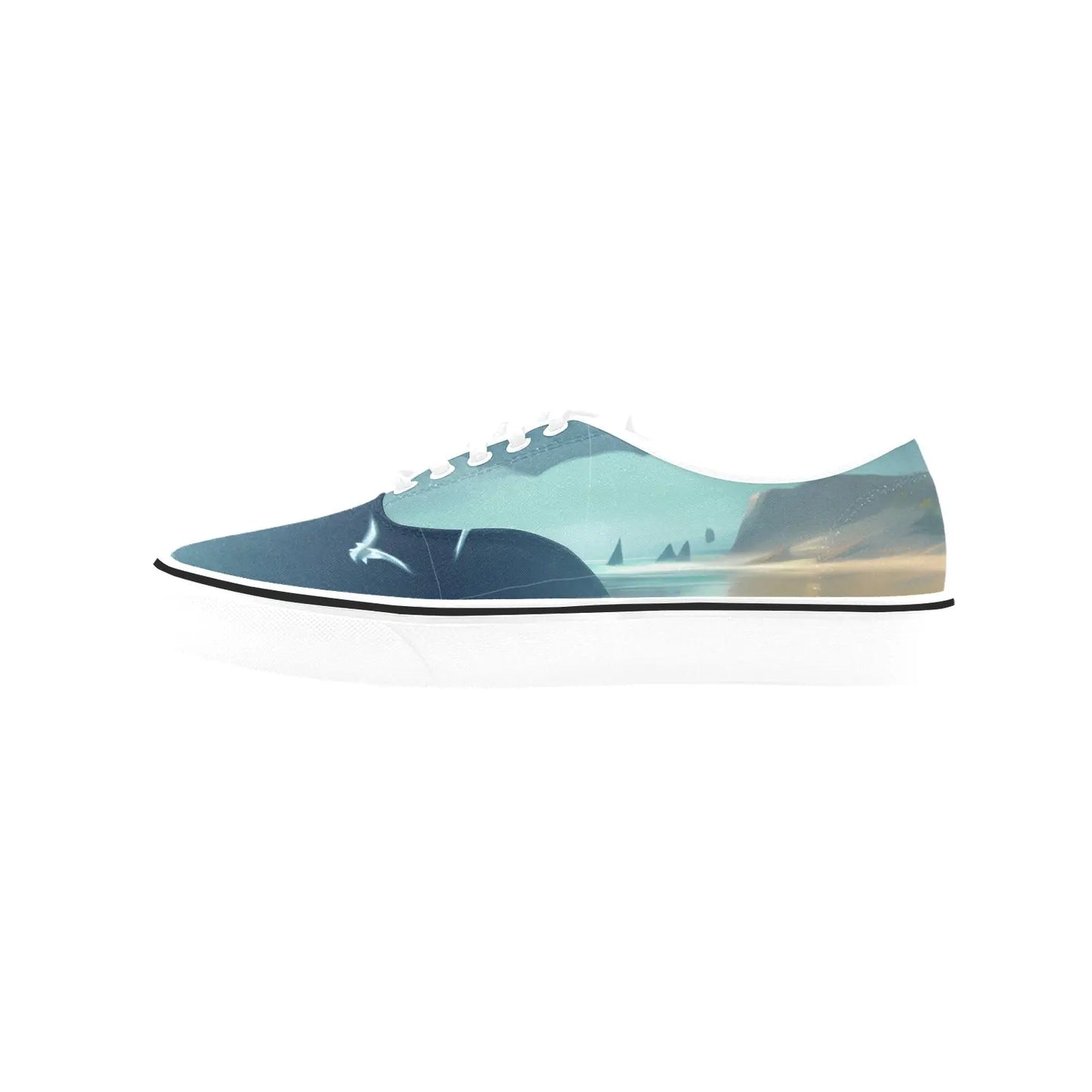 Men's Classic Canvas Low Top Shoe(ModelE001-4) - Image #4
