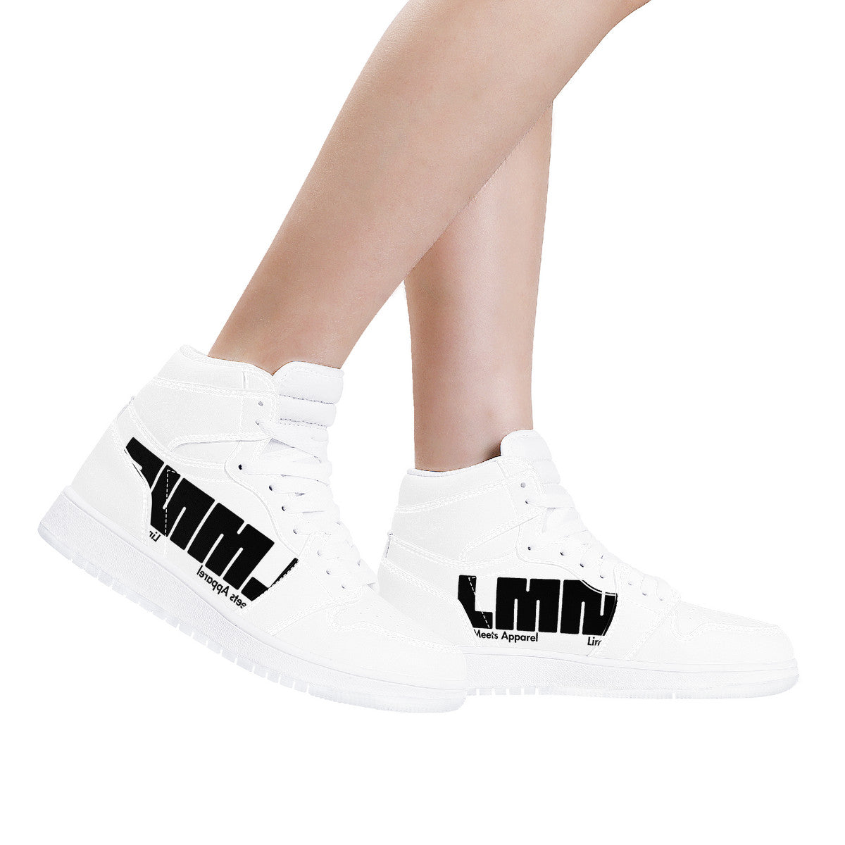 The Original White LMNE | High Top Eco Friendly Leather | LIMITED EDITION KICKS MENS