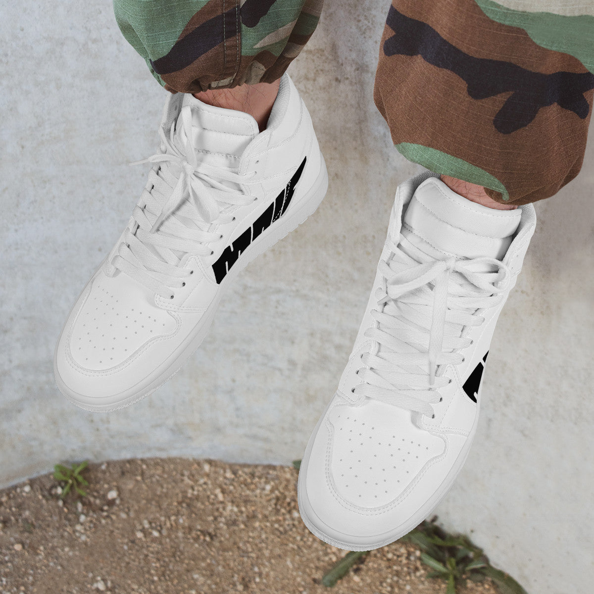 The Original White LMNE | High Top Eco Friendly Leather | LIMITED EDITION KICKS MENS
