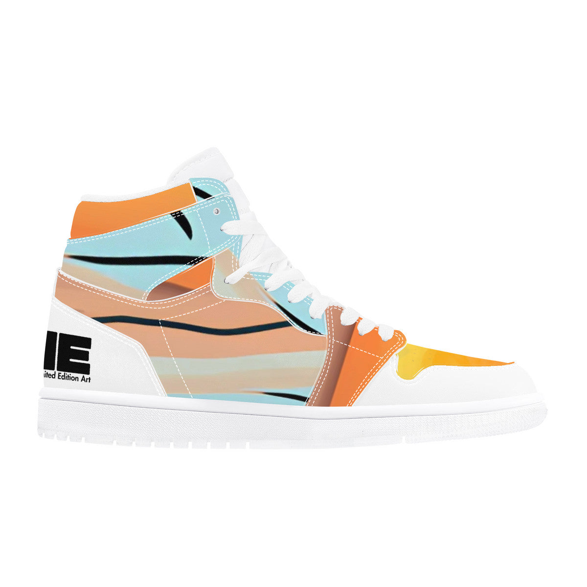 Sunset Piet #1 | High Top Vegan Leather Sneakers