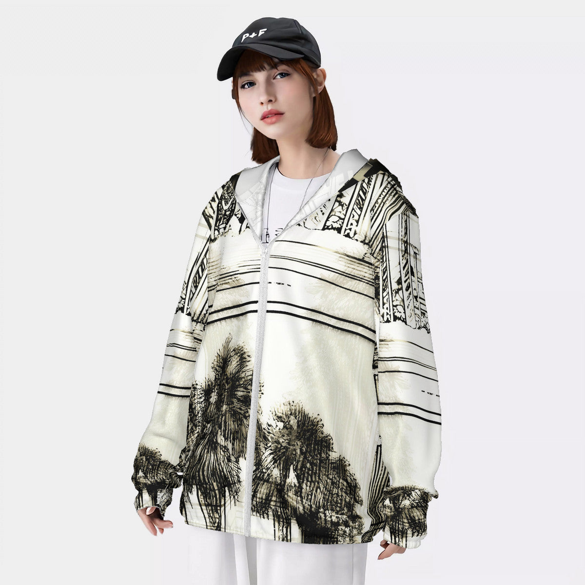 HC_F1 Sun Protective Lightweight Zipper Hoodie