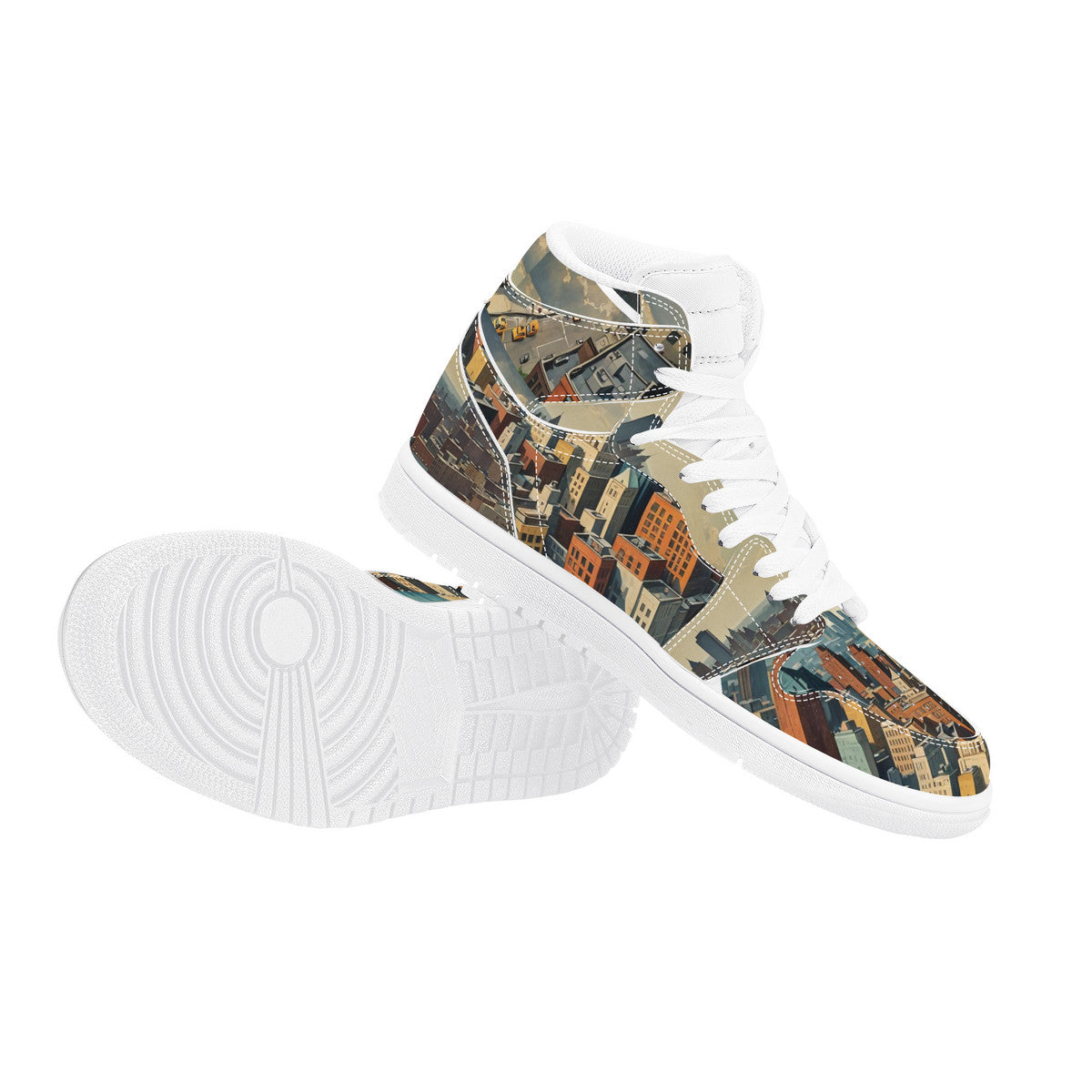 Flok2 | High Top Eco Friendly Leather Sneaker | LMNE Design