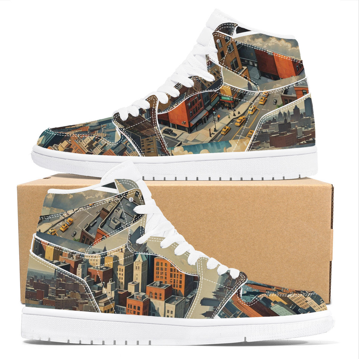 Flok2 | High Top Eco Friendly Leather Sneaker | LMNE Design