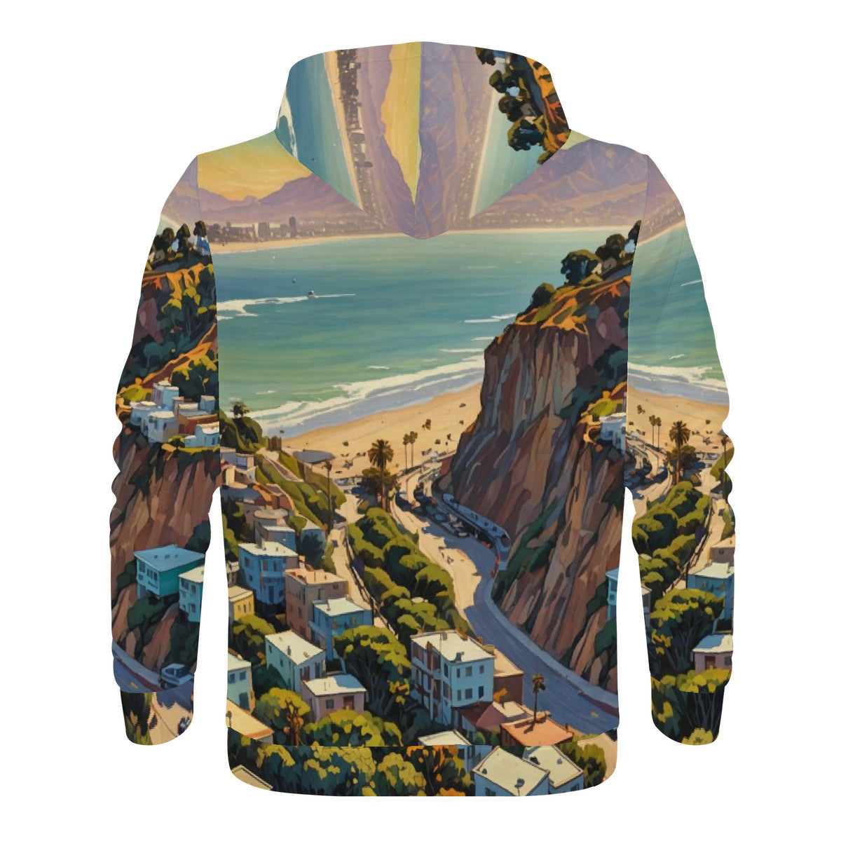 Down The PCH To Malibu | Mens Hoodie | Artist Designed