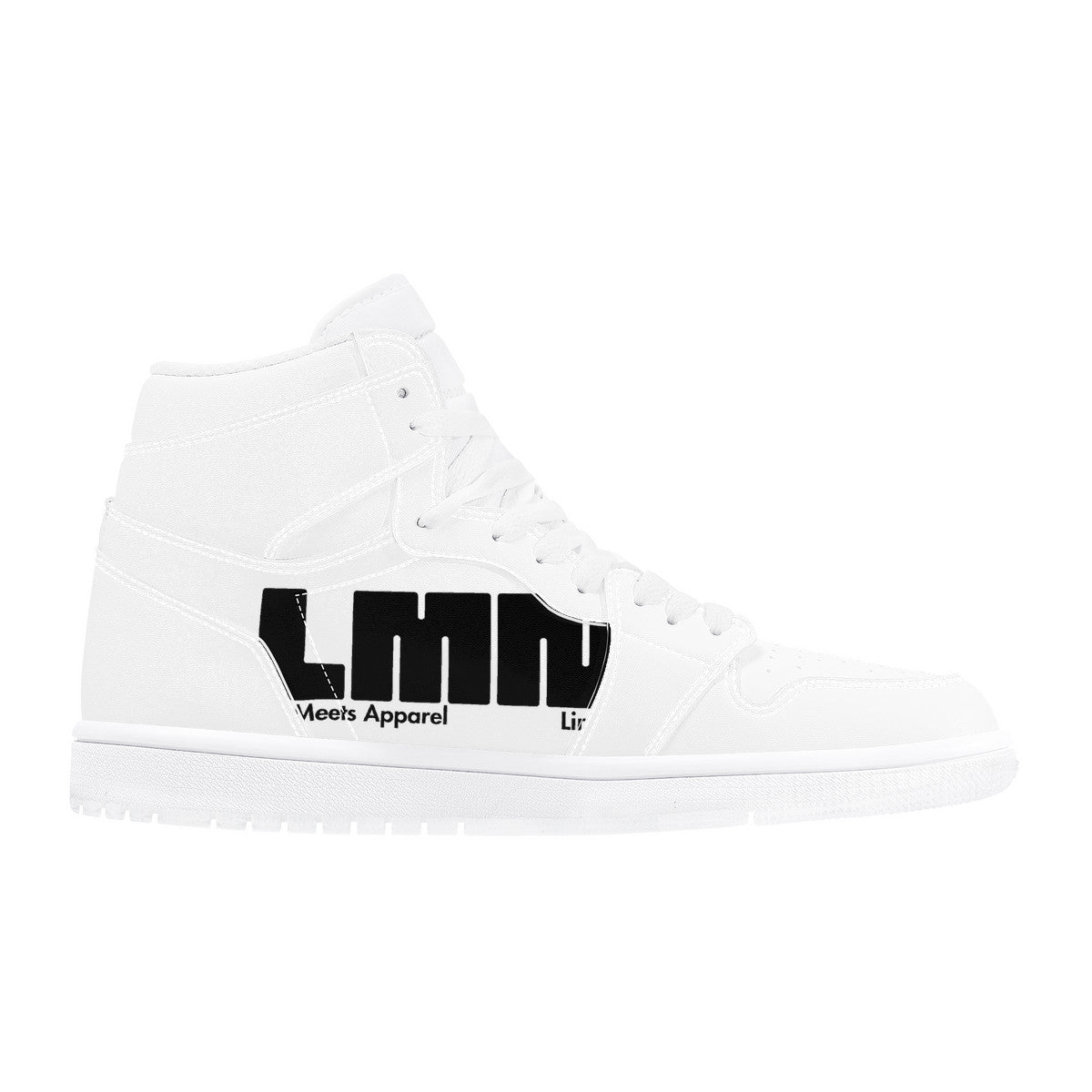 The Original White LMNE | High Top Eco Friendly Leather | LIMITED EDITION KICKS MENS