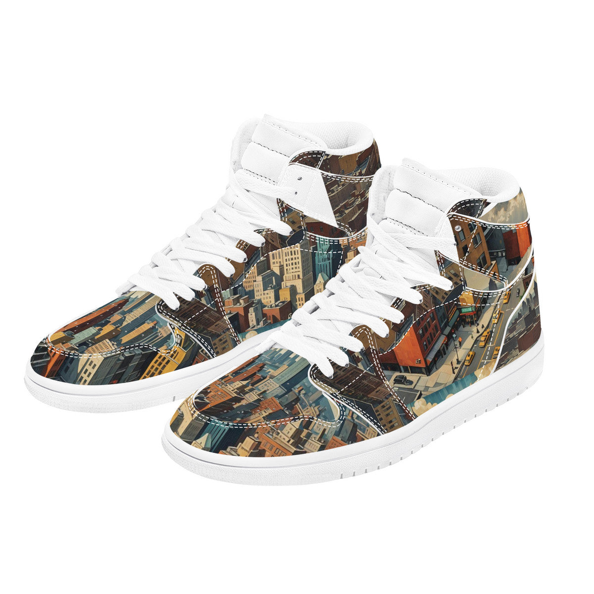 Flok2 | High Top Eco Friendly Leather Sneaker | LMNE Design