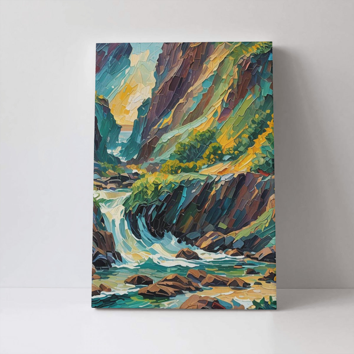 Collect the Vibe Artwork | Created by: LMNE | Canvas with Mounting Brackets 16x24in (vertical)