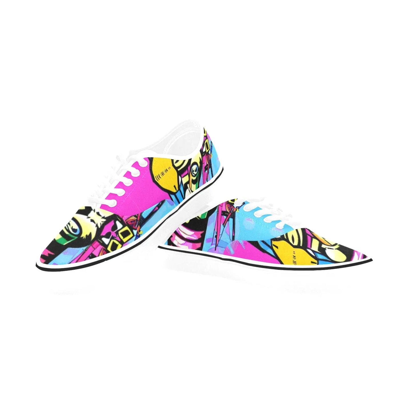 Men's Classic Canvas Low Top Shoe(ModelE001-4) - Image #4