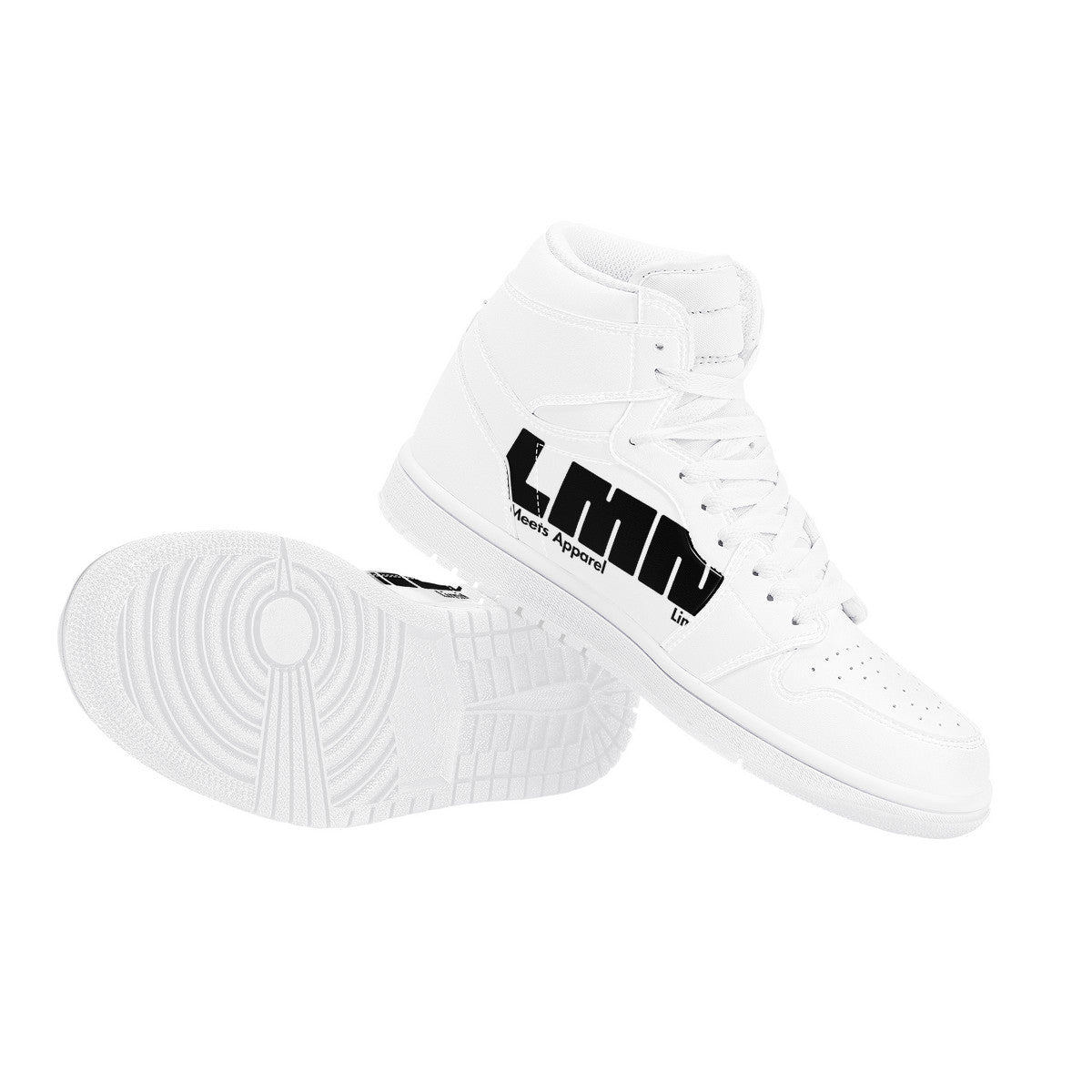 The Original White LMNE | High Top Eco Friendly Leather | LIMITED EDITION KICKS MENS