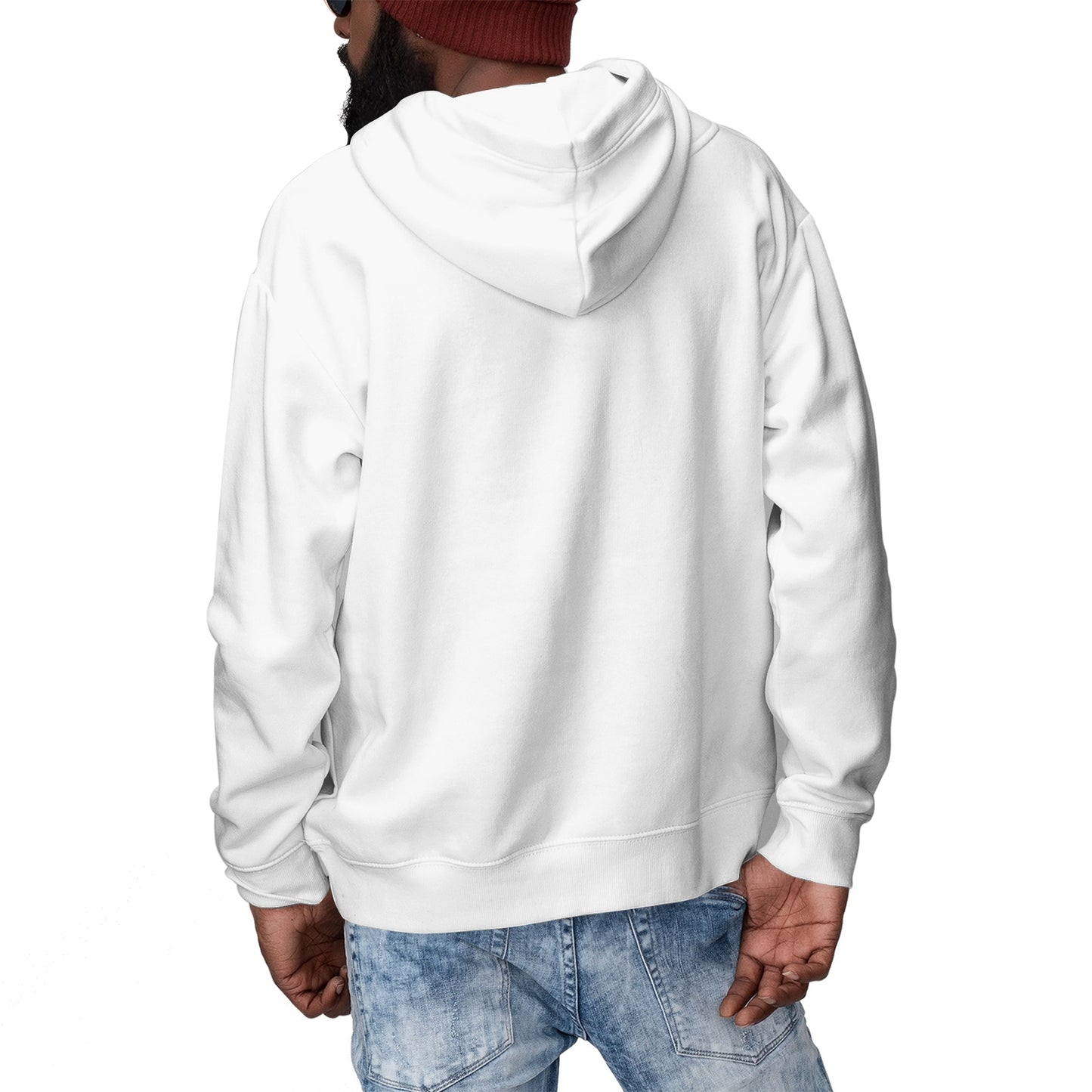 Ultra Limited Edition | Smokin Koala White on White | Men's Ultra Soft Zip Hoodie