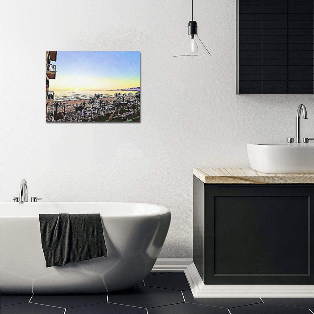 Out Over the Palisades Canvas 16x12 inch