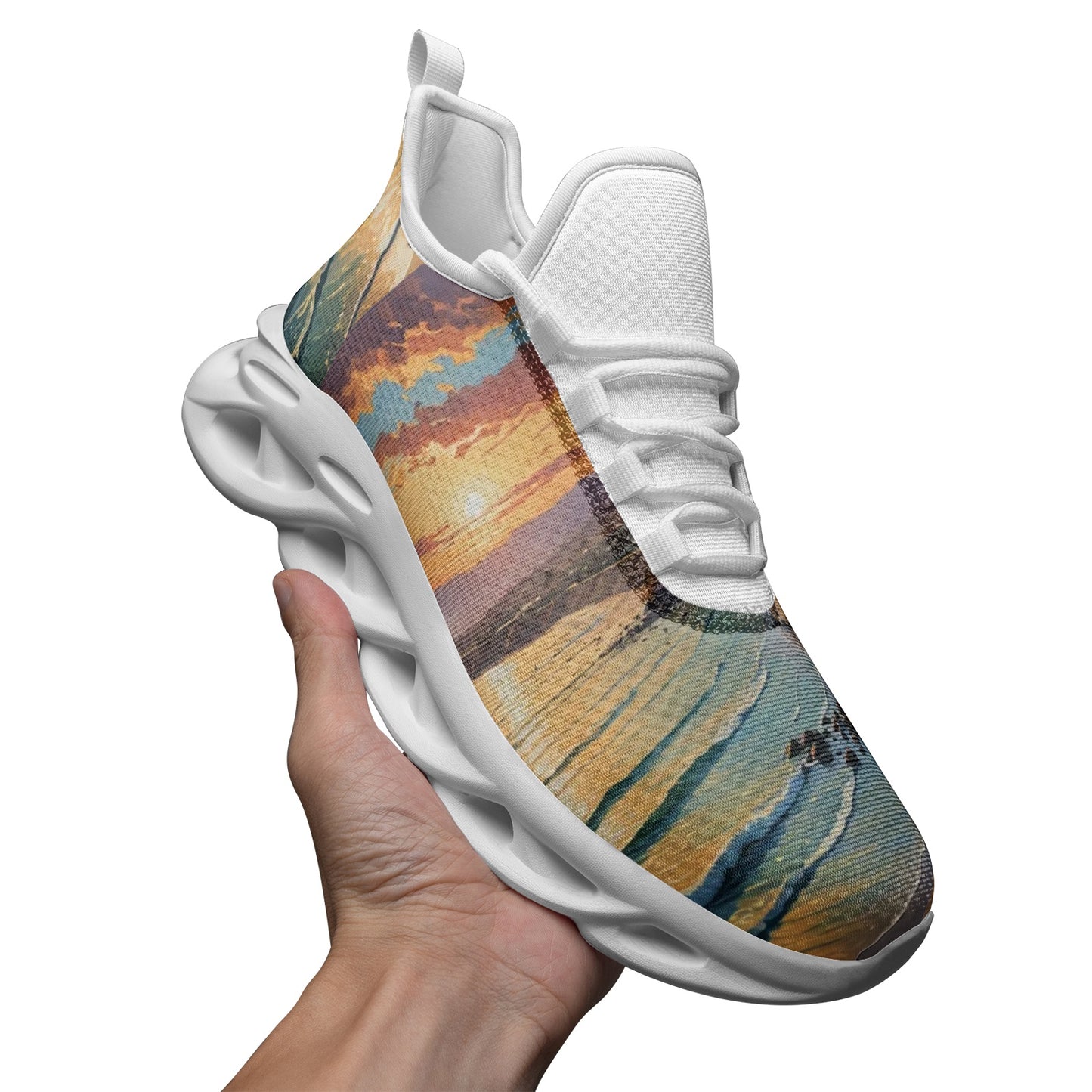 Unisex Bounce Mesh Knit Sneakers
