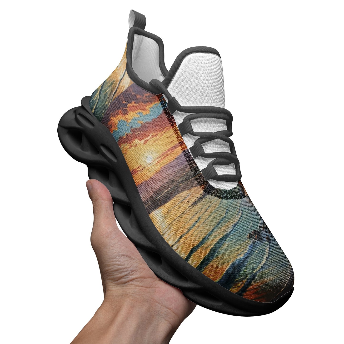 Unisex Bounce Mesh Knit Sneakers