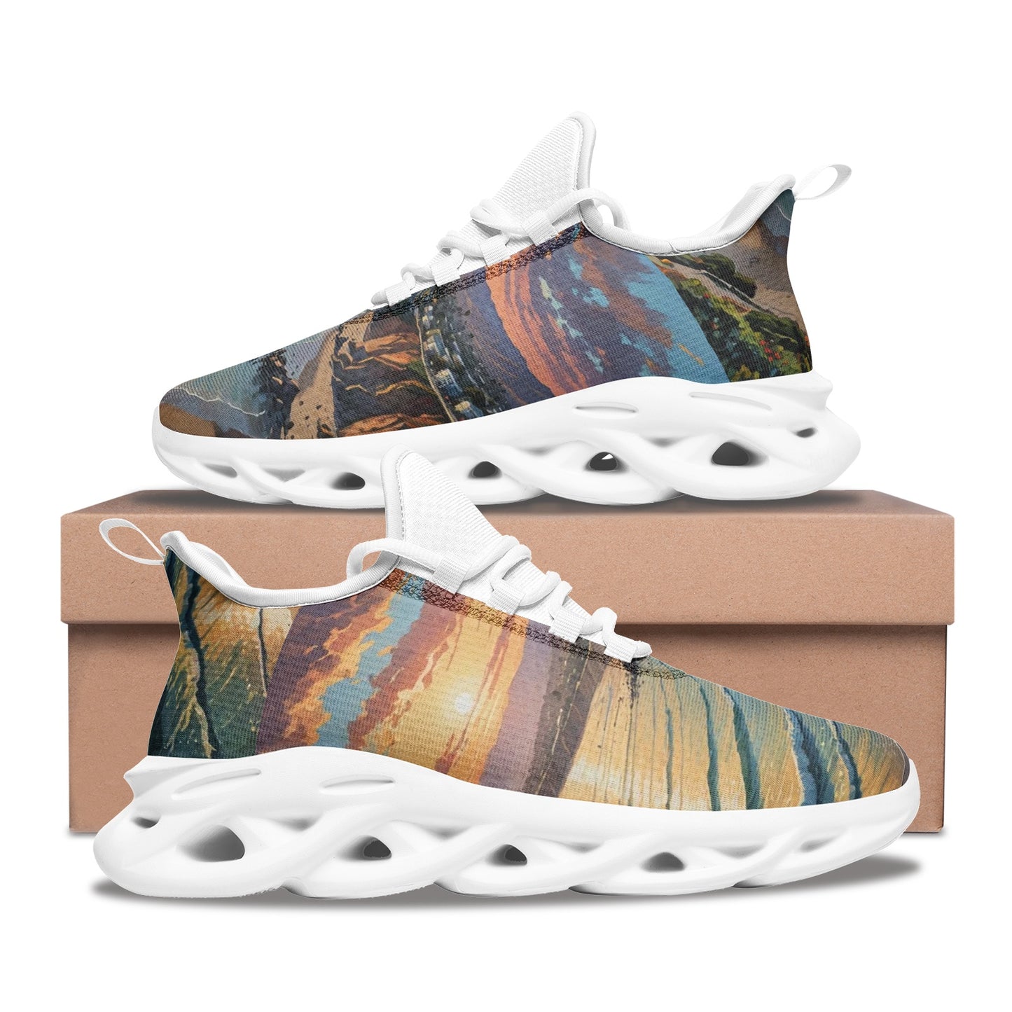 Unisex Bounce Mesh Knit Sneakers