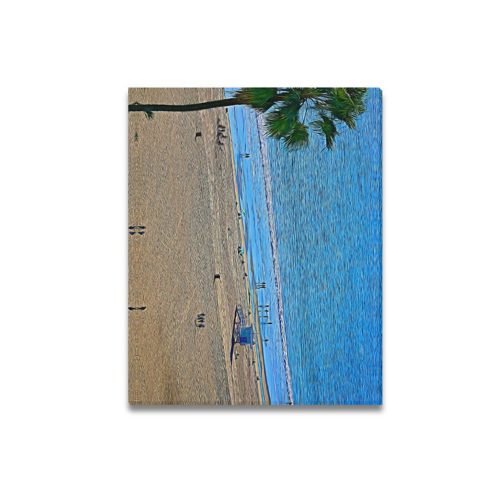 Summer In the Palisades | Frame Canvas Print 20x16 inch | SM Based Artist - Art Meets Apparel