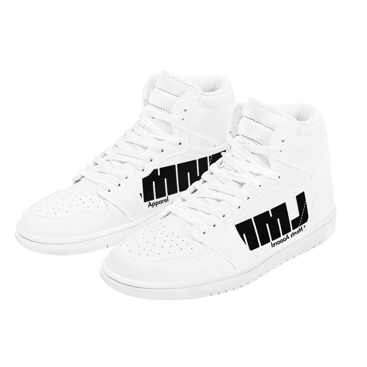 The Original White LMNE | High Top Eco Friendly Leather | LIMITED EDITION KICKS MENS