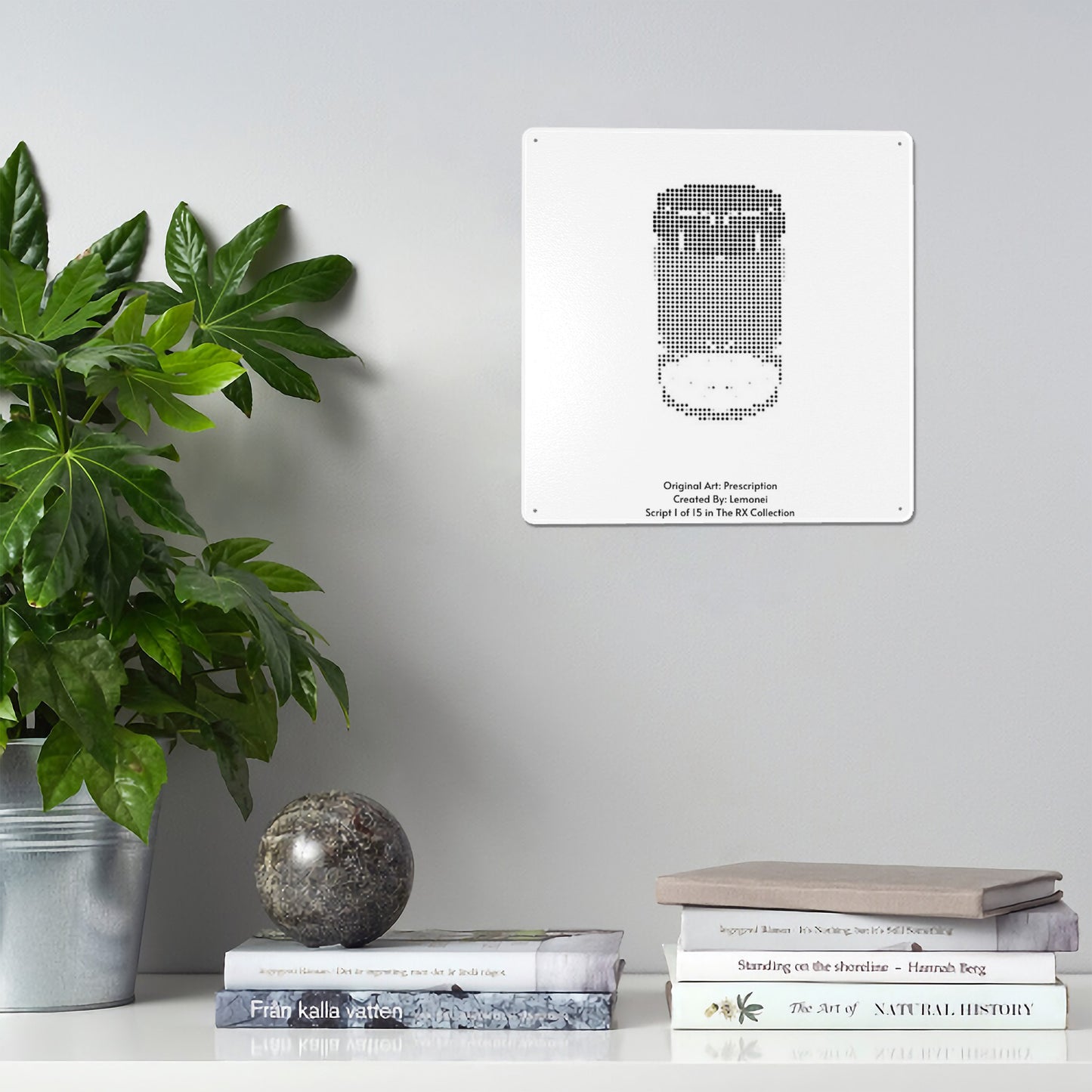 NFT era 2021 | Rare Artwork Part of a Collection of 20-30 other pieces of art | Square Steel Cut Out Shape Metal Art Decor
