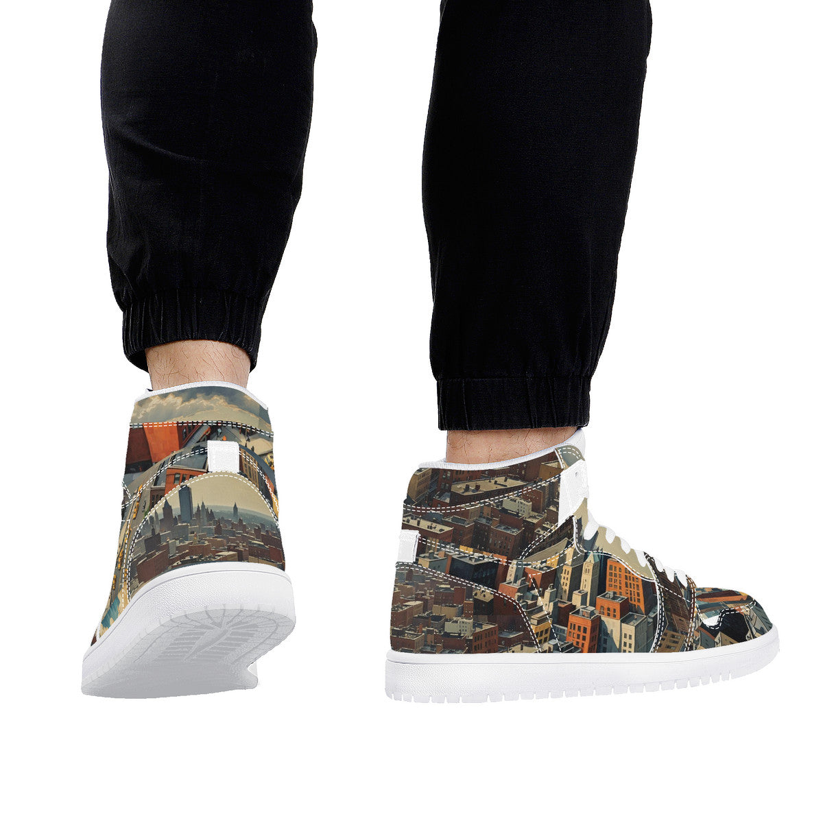 Flok2 | High Top Eco Friendly Leather Sneaker | LMNE Design