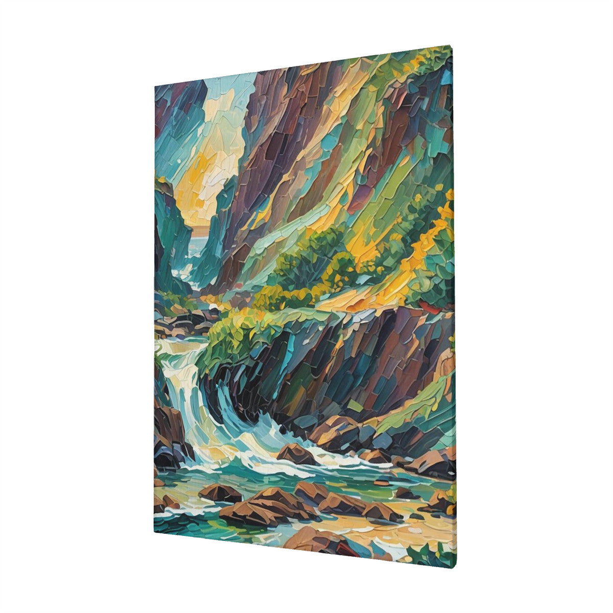 Collect the Vibe Artwork | Created by: LMNE | Canvas with Mounting Brackets 16x24in (vertical)