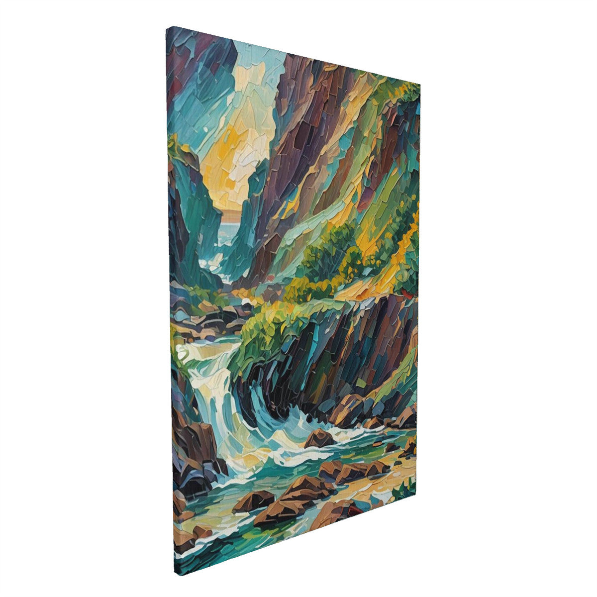 Collect the Vibe Artwork | Created by: LMNE | Canvas with Mounting Brackets 16x24in (vertical)