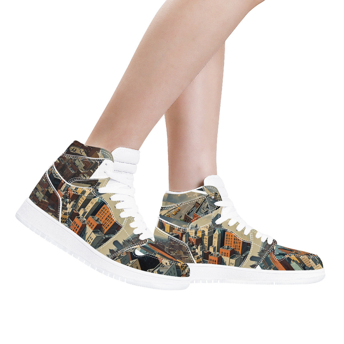 Flok2 | High Top Eco Friendly Leather Sneaker | LMNE Design