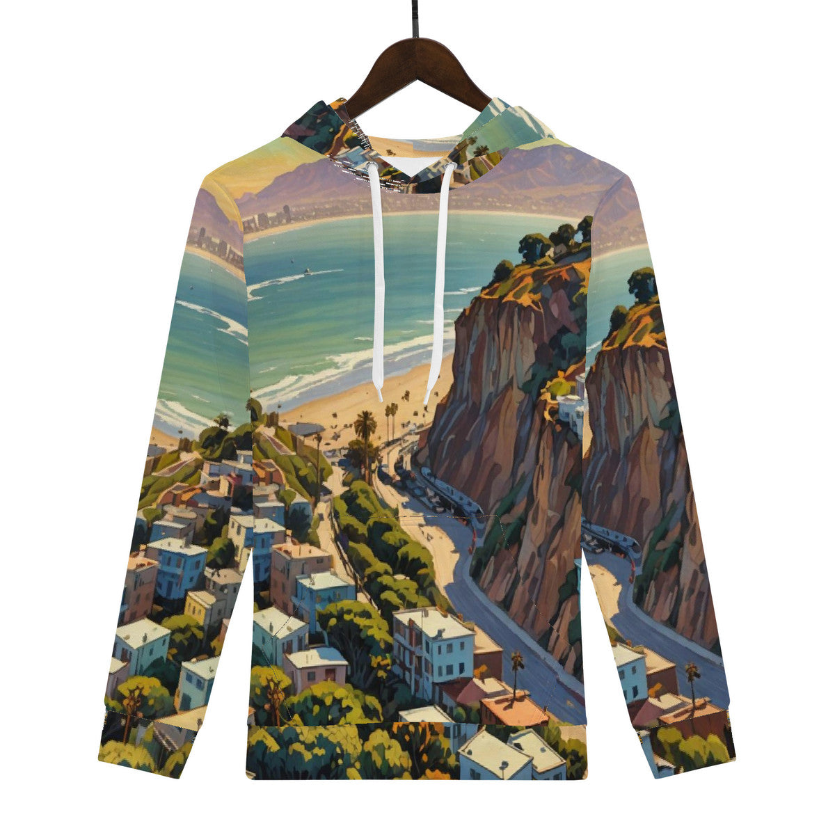 Down The PCH To Malibu | Mens Hoodie | Artist Designed