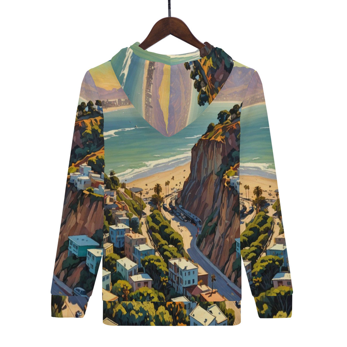 Down The PCH To Malibu | Mens Hoodie | Artist Designed