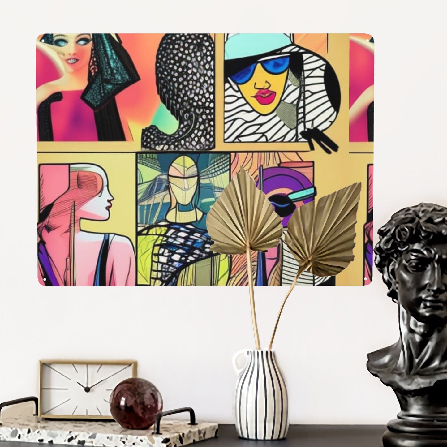 Hidden Artwork #4 | Steel Metal Art Decor 12x16in(Horizontal) | LMNE LOCAL DESIGN