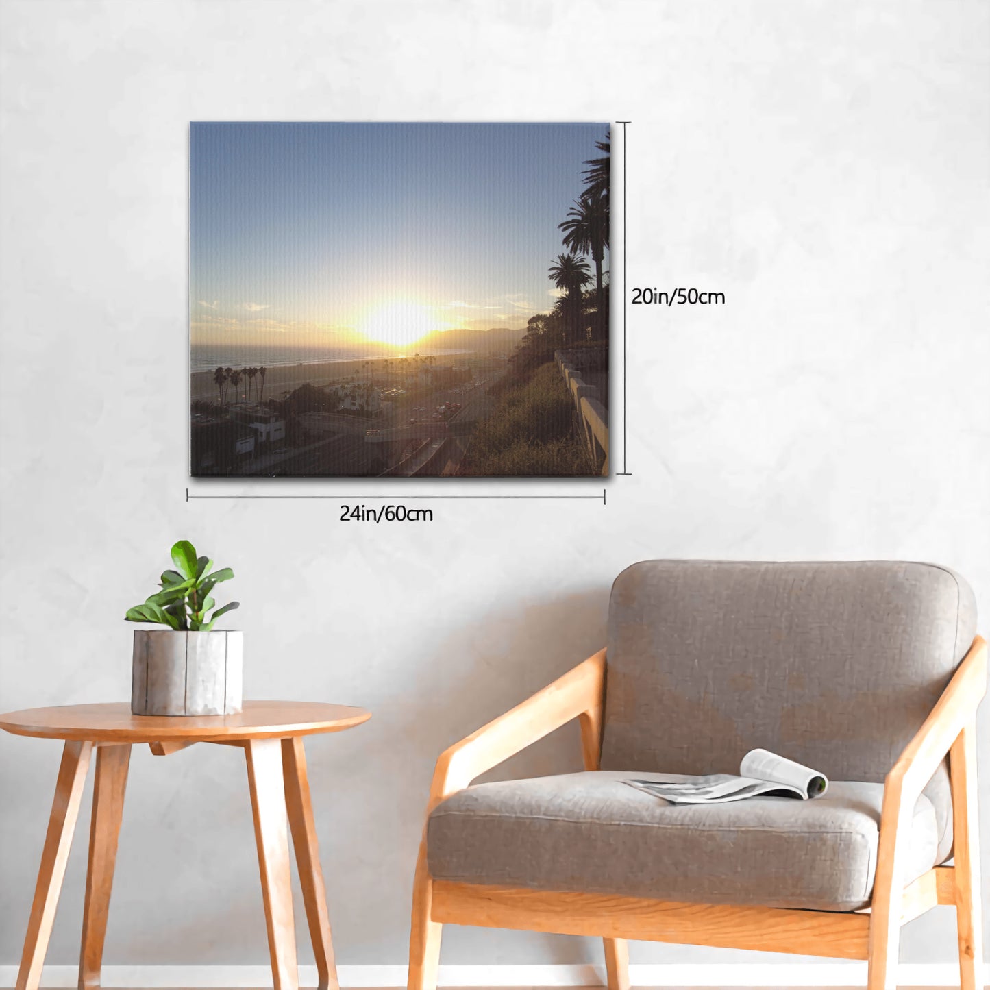 Through the Palisade | High Quality Canvas Photo to Canvas | Painting 20x24in - Art Meets Apparel