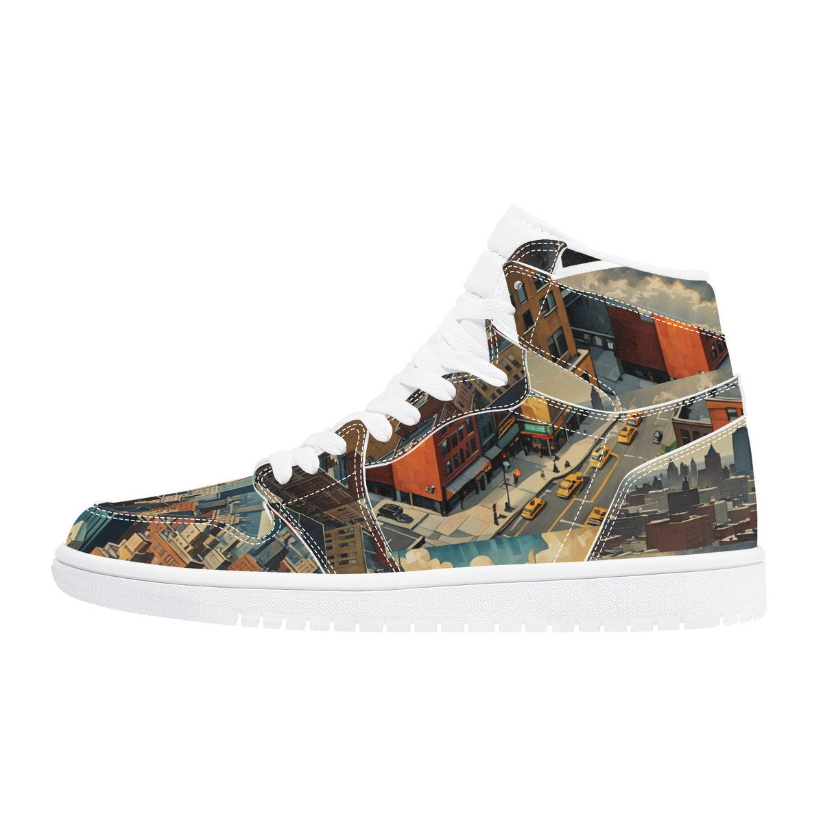 Flok2 | High Top Eco Friendly Leather Sneaker | LMNE Design