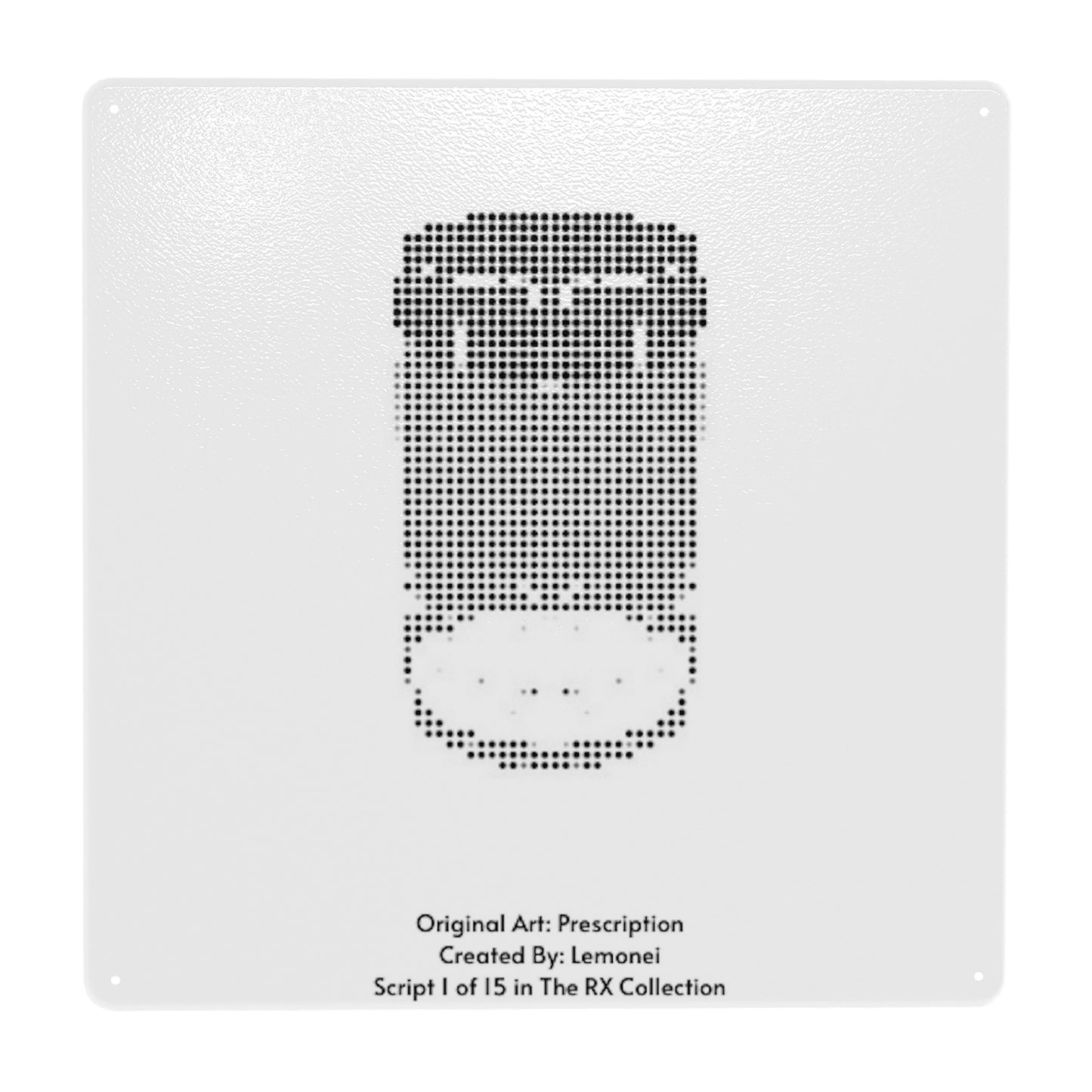 NFT era 2021 | Rare Artwork Part of a Collection of 20-30 other pieces of art | Square Steel Cut Out Shape Metal Art Decor