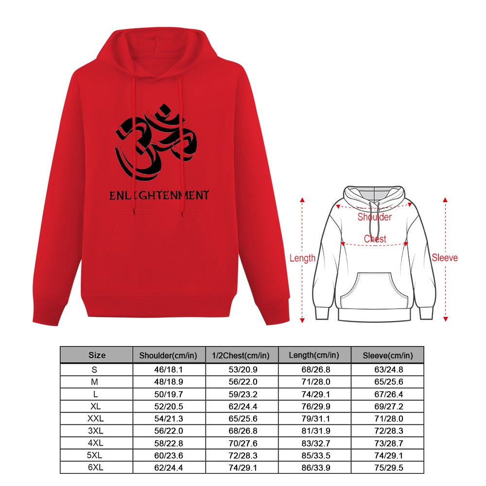 Ohm "Enlightenment" Men's Hooded Art Meets Apparel
