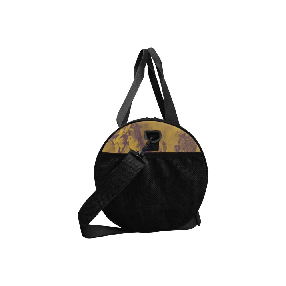 Golden Melt Travel Duffel Bag Art Meets Apparel