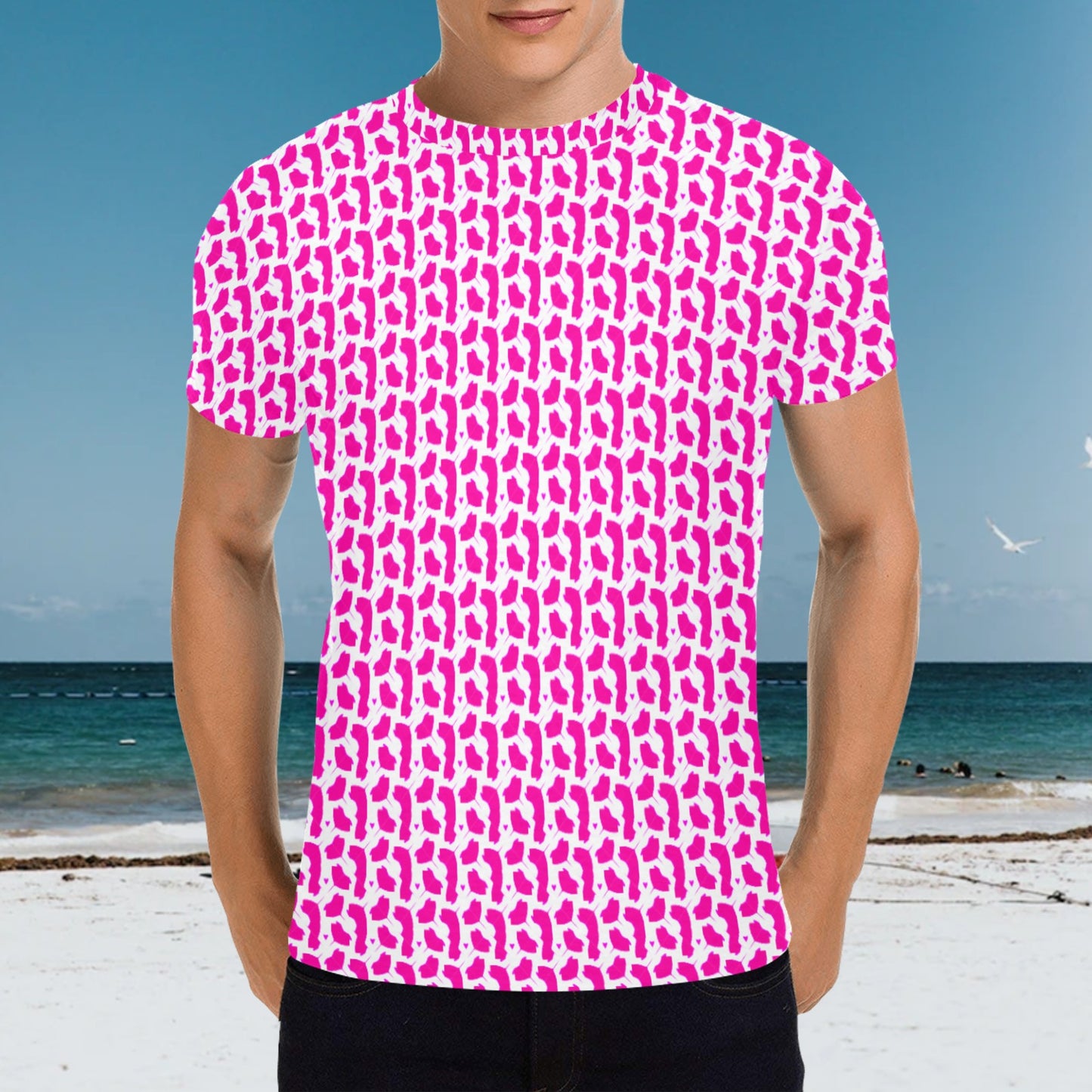 New "Ohm Remix" Design Men's T-shirt Art Meets Apparel