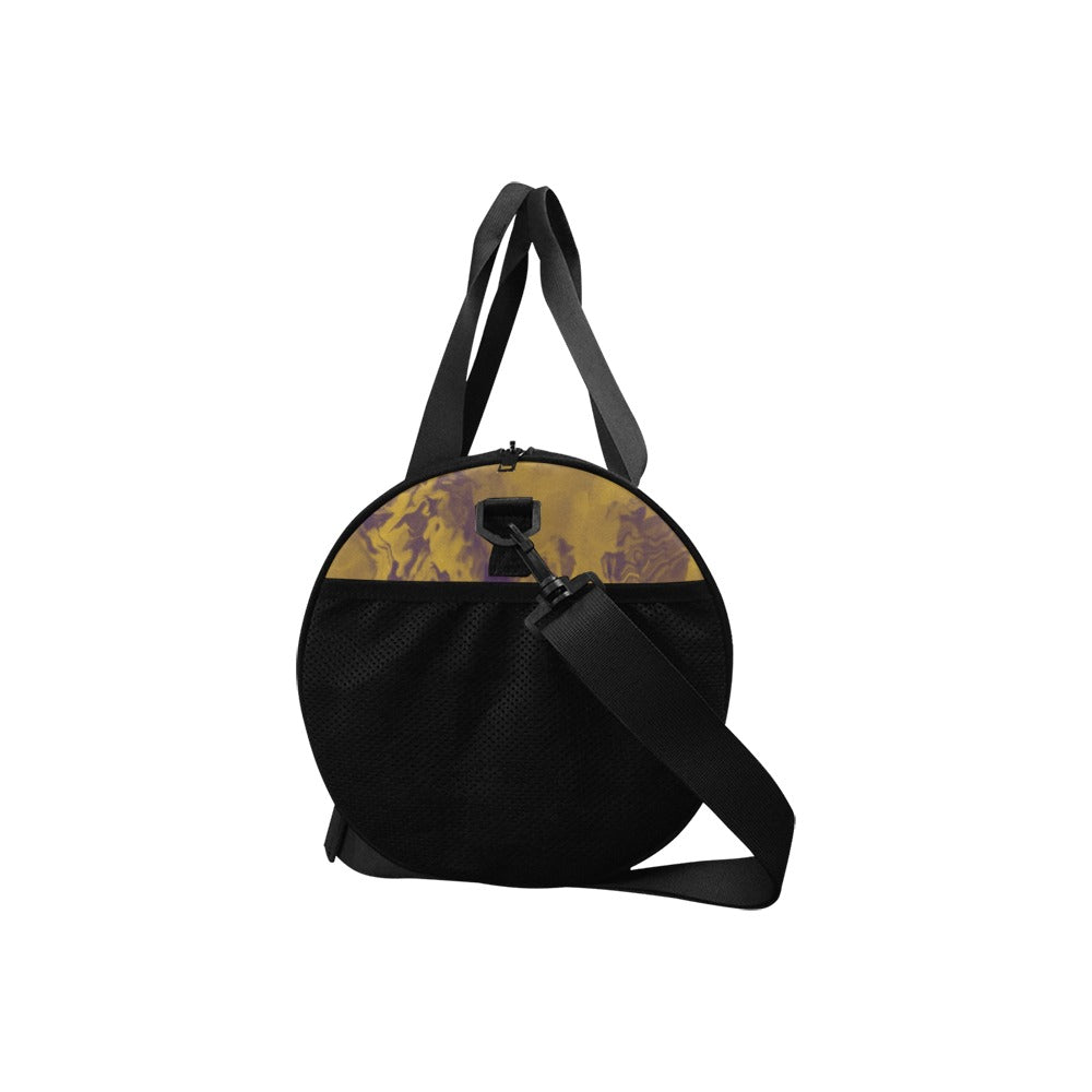 Golden Melt Travel Duffel Bag Art Meets Apparel
