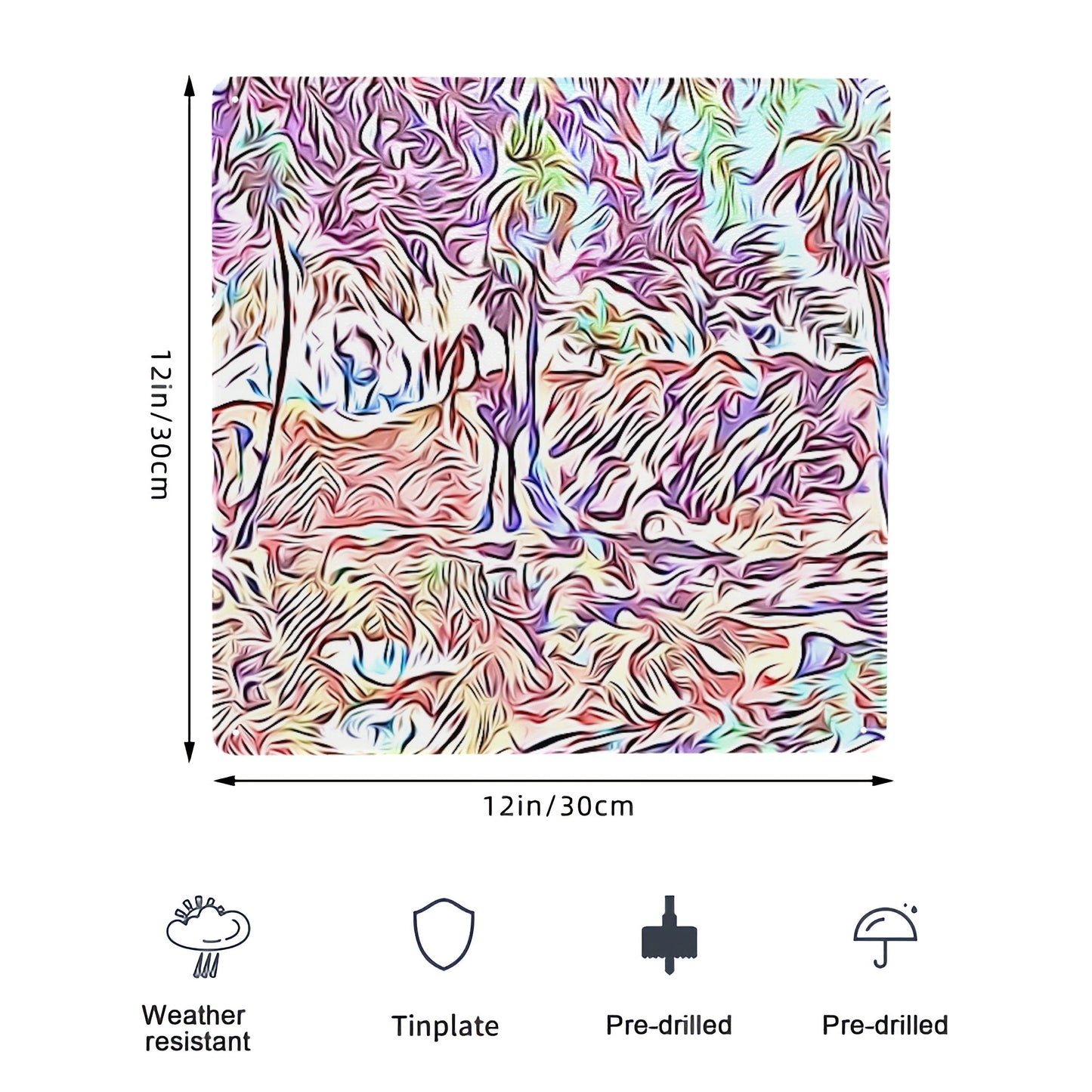 Ocean View of the Art on a Metal Canvas - Art Meets Apparel
