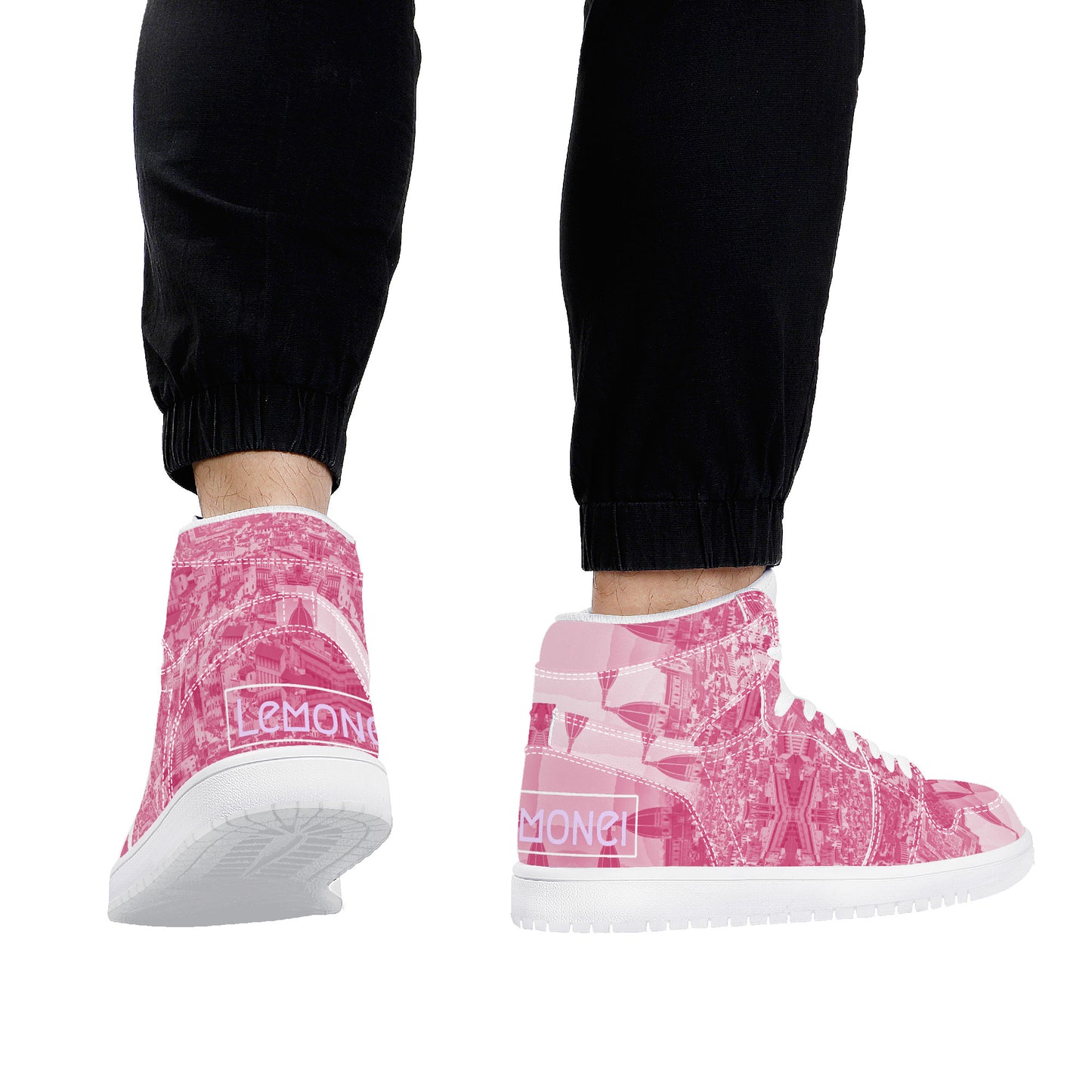 Pink Haze Pt 2 Synthetic Leather Sneaker Art Meets Apparel