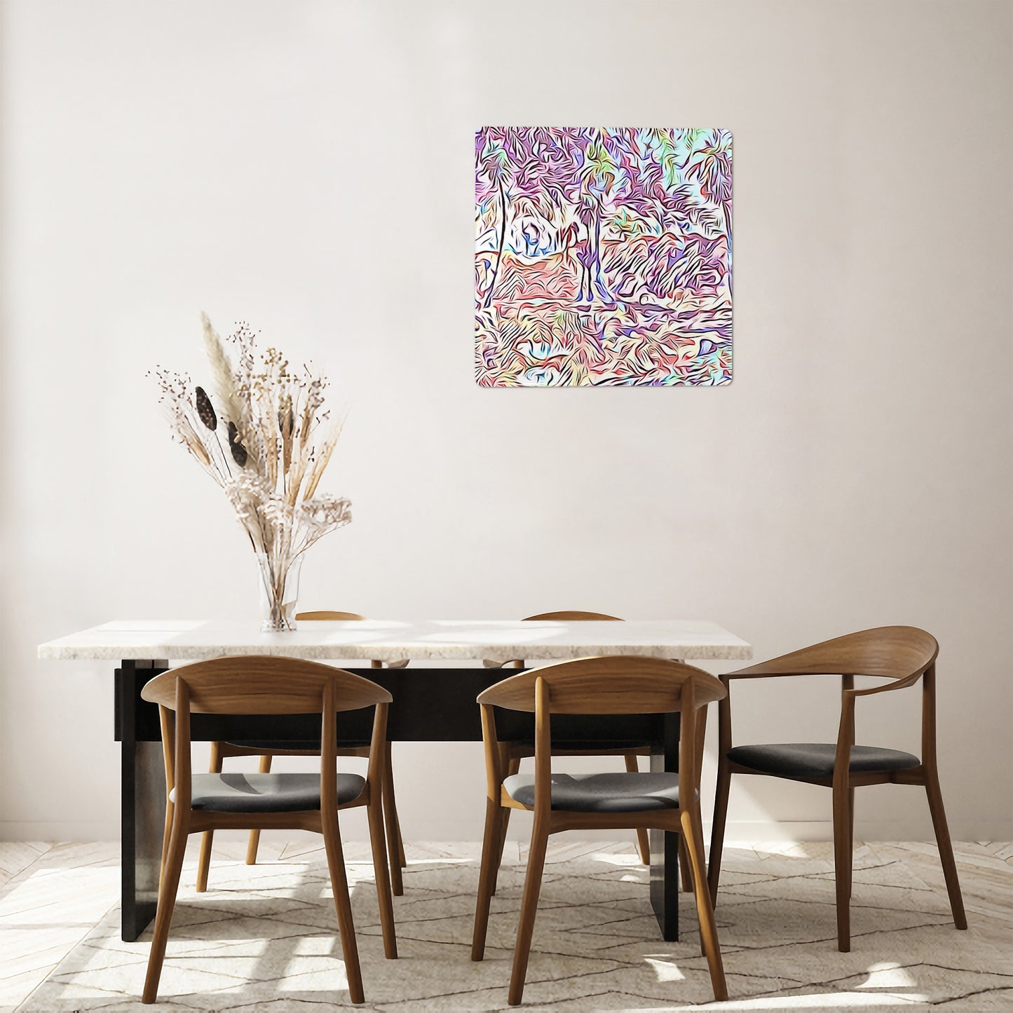 Ocean View of the Art on a Metal Canvas - Art Meets Apparel
