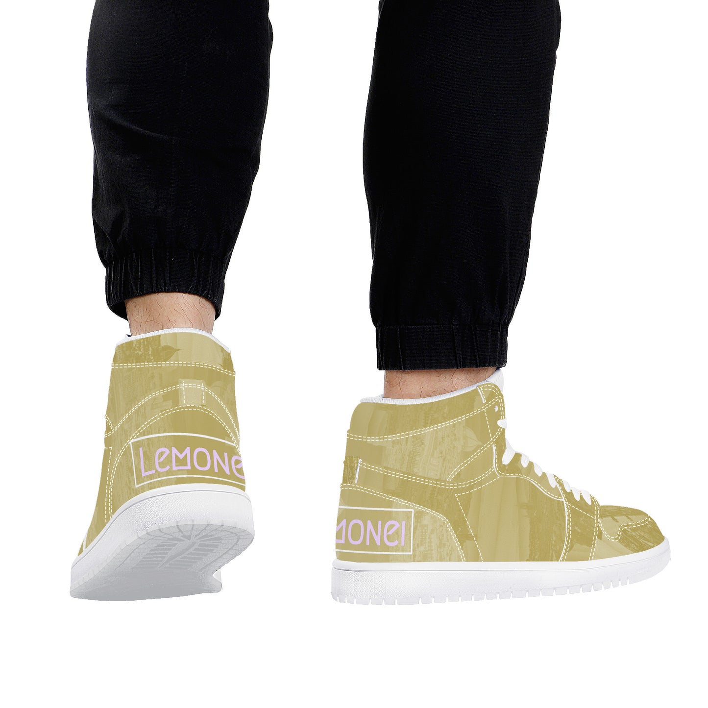 High Top Eco- Leather Sneakers