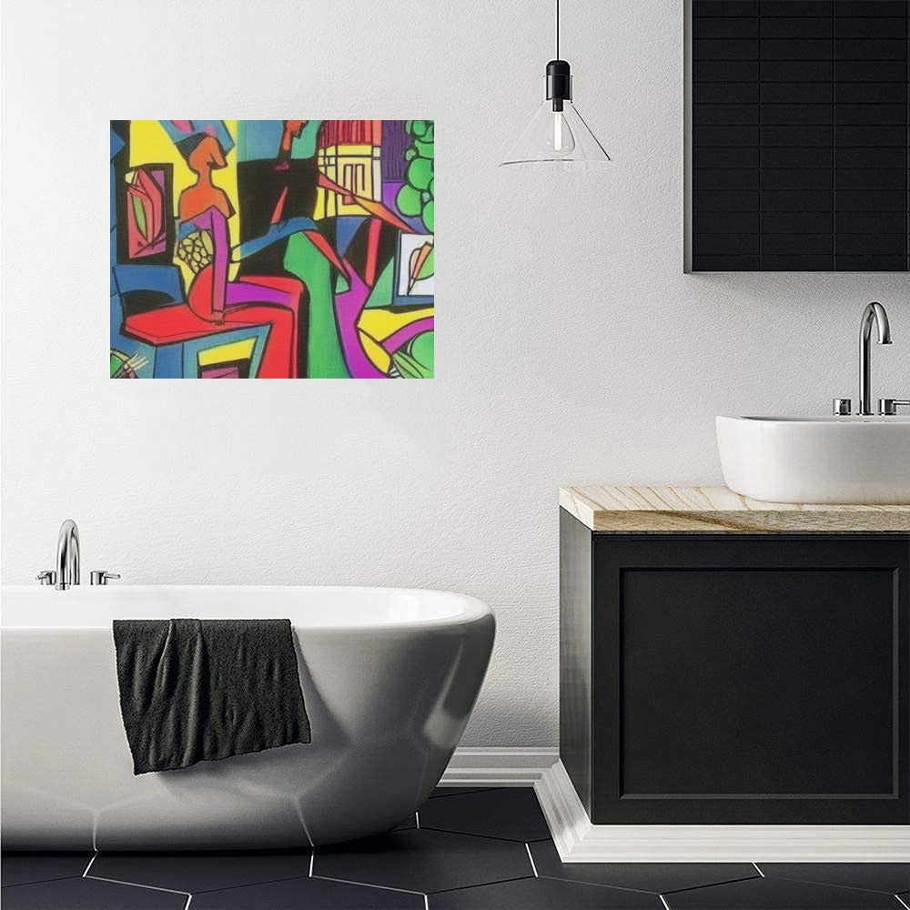 Renaissance 23' Limited 1/10 by Lemonei Frame Canvas Print 20x16 inch Art Meets Apparel