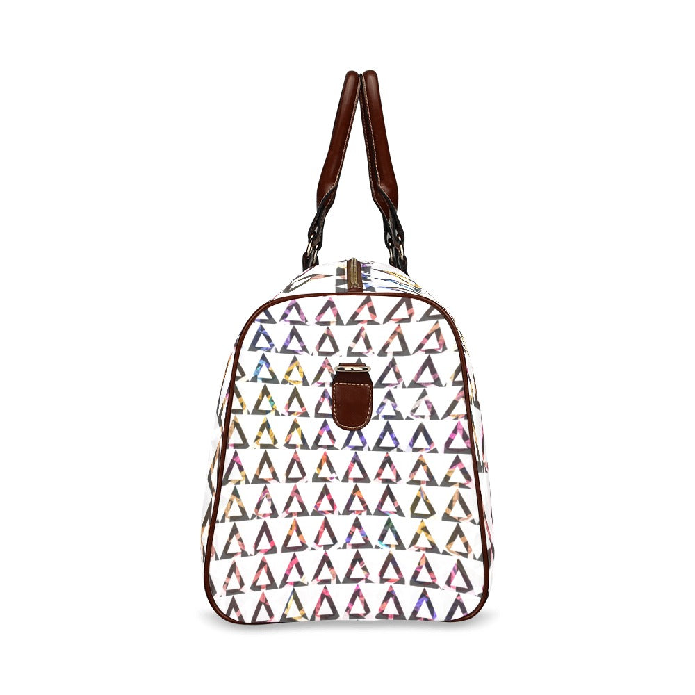 Travel Bag Brown (Small) (Model 1639) Art Meets Apparel