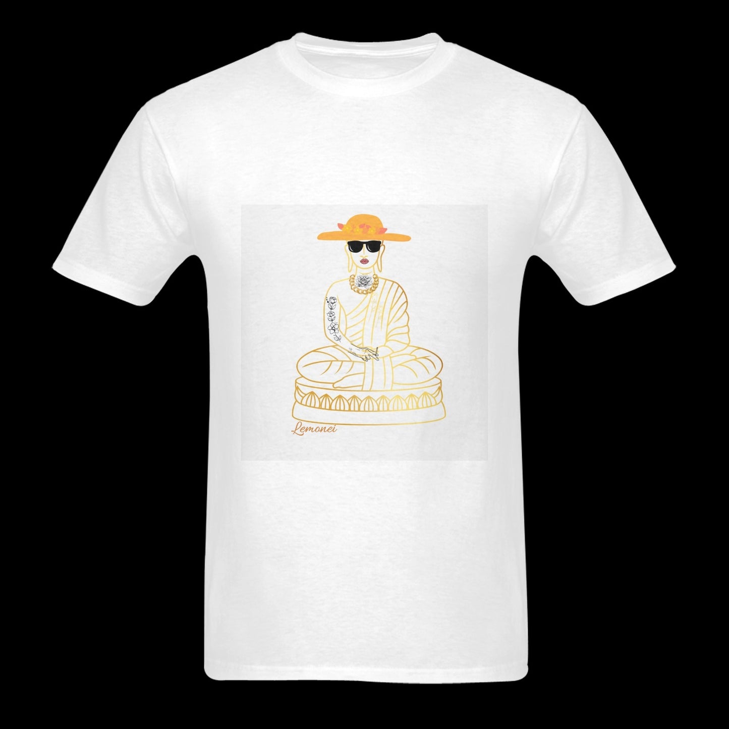 Smoke Break Zen By Lemonei Mens T-Shirt Art Meets Apparel