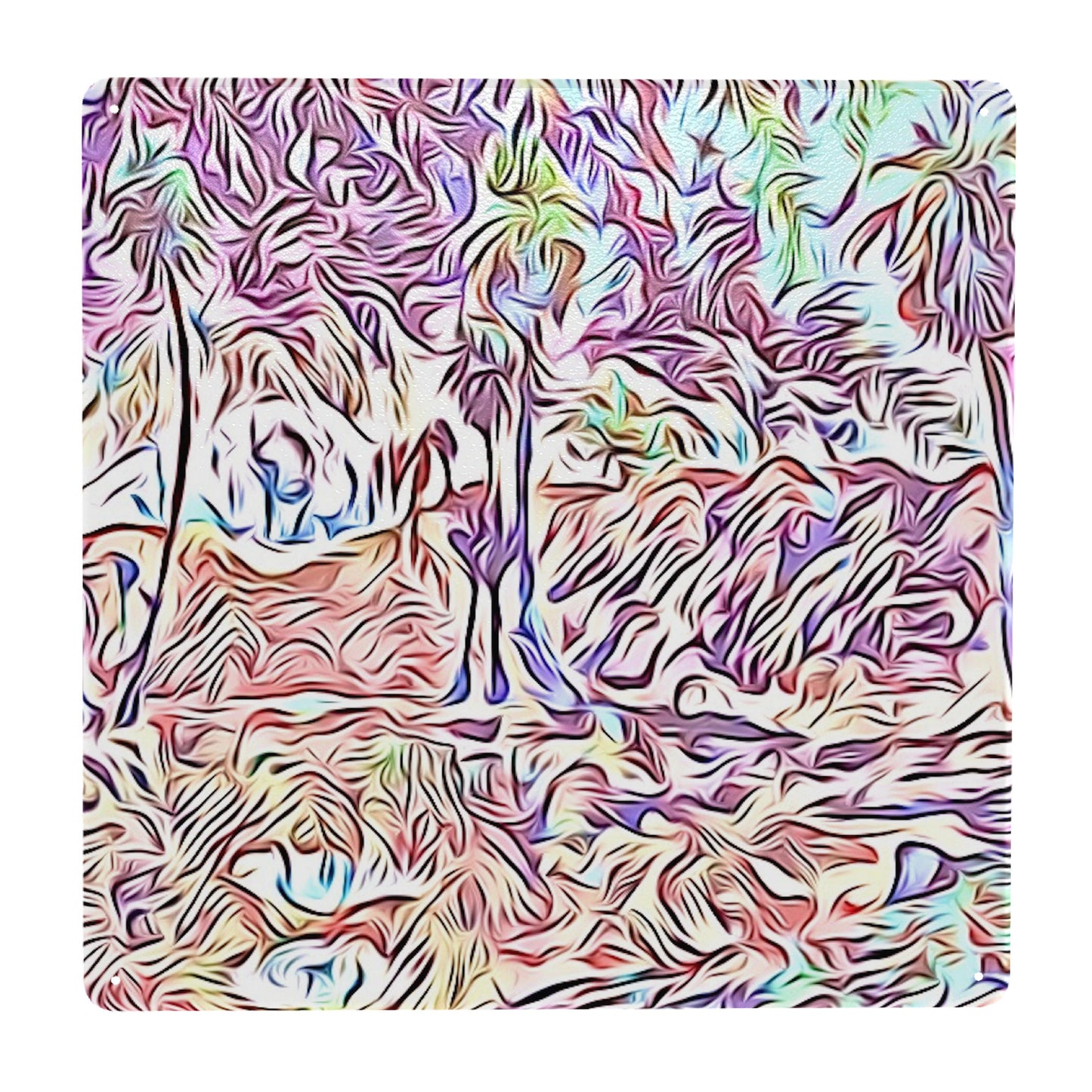 Ocean View of the Art on a Metal Canvas - Art Meets Apparel