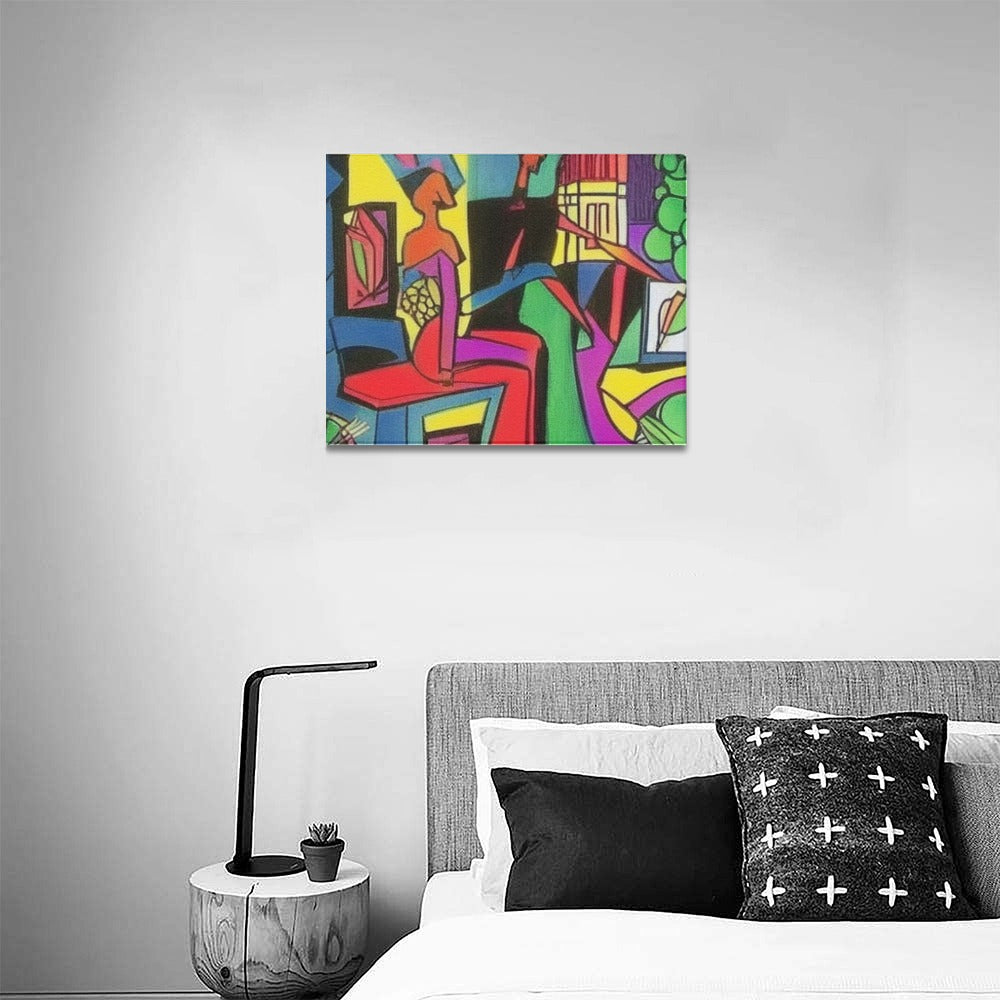 Renaissance 23' Limited 1/10 by Lemonei Frame Canvas Print 20x16 inch Art Meets Apparel