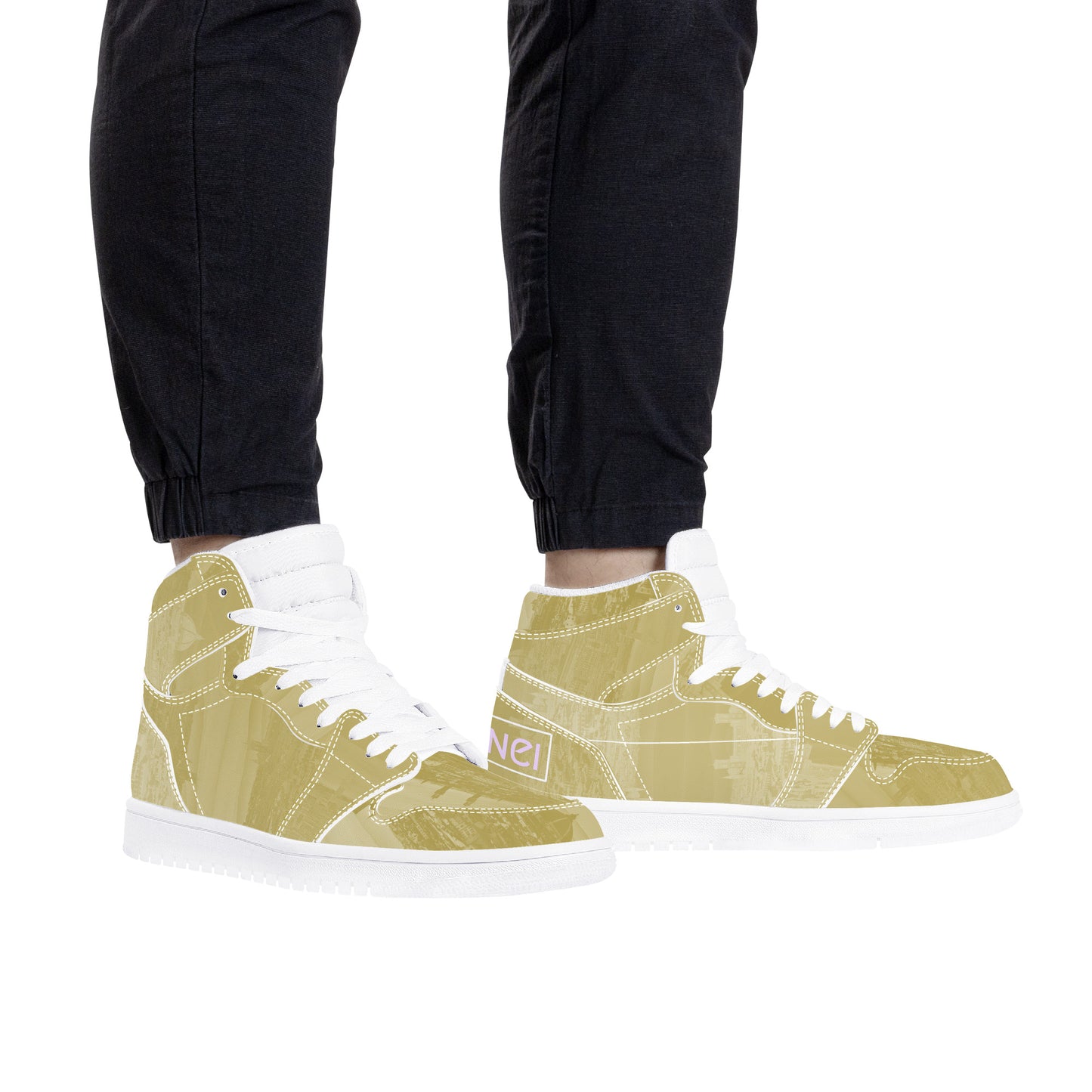 High Top Eco- Leather Sneakers