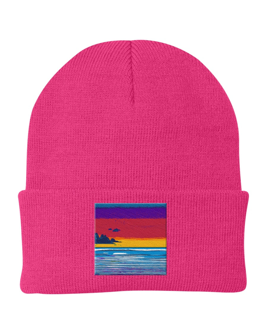 Seaside #1 Knit Cap Art Meets Apparel